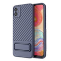For Samsung Galaxy A04e 4G Wavy Texture TPU Phone Case with Lens Film(Royal Blue)