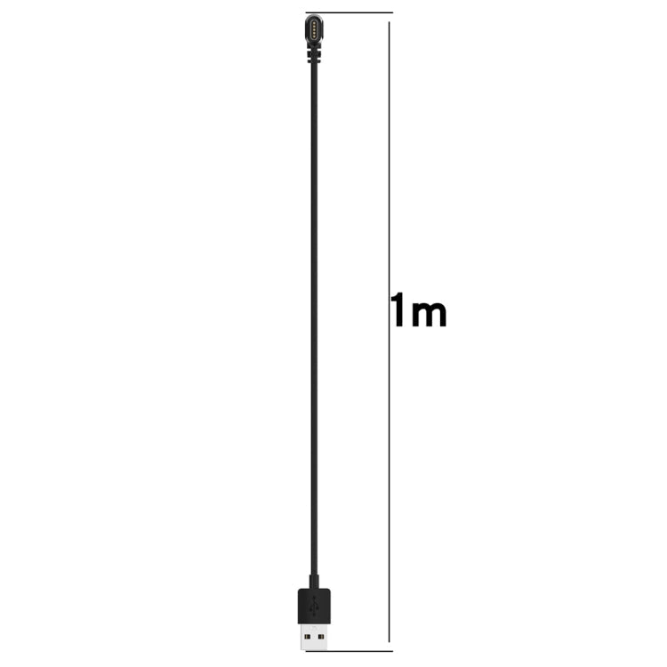 For Amazfit Falcon Smart Watch Charging Cable with Data Function, Length: 1m(Black)