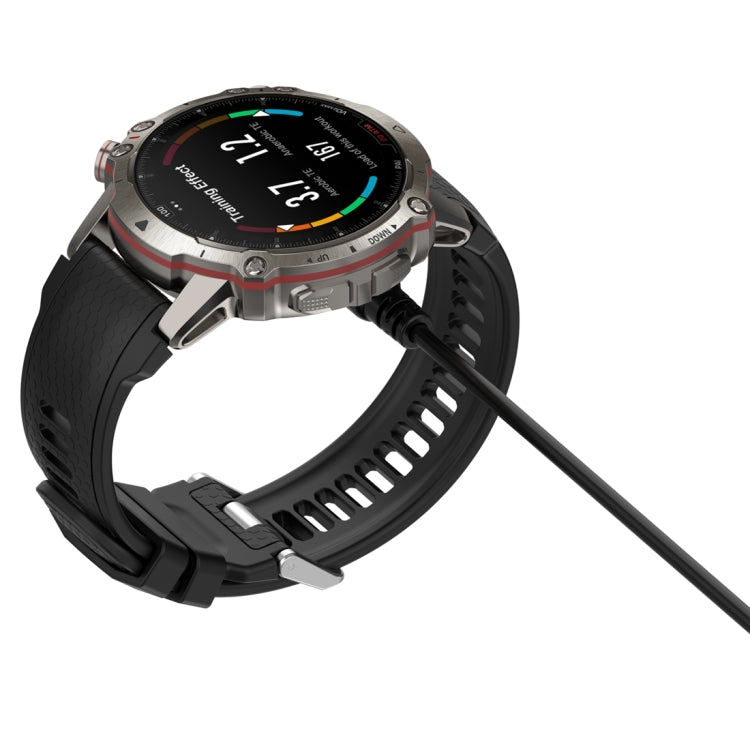 For Amazfit Falcon Smart Watch Charging Cable with Data Function, Length: 1m(Black)
