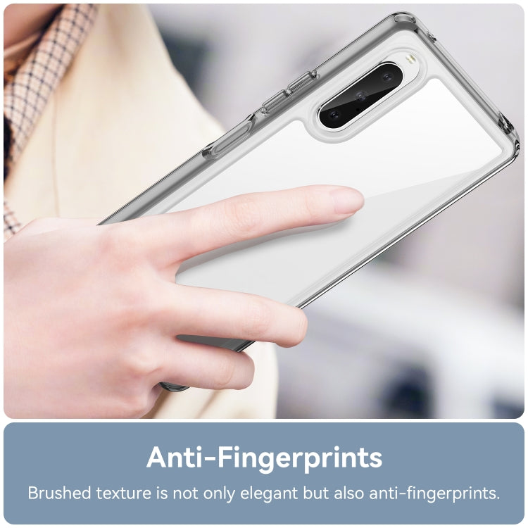 For Sony Xperia 10 V Colorful Series Acrylic + TPU Phone Case(Transparent)