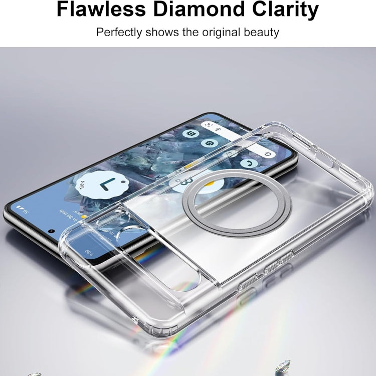 For Google Pixel 8 Pro Transparent Frosted MagSafe Phone Case