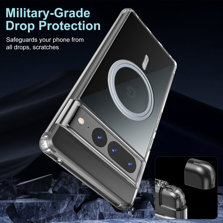 For Google Pixel 8 Pro Transparent Frosted MagSafe Phone Case