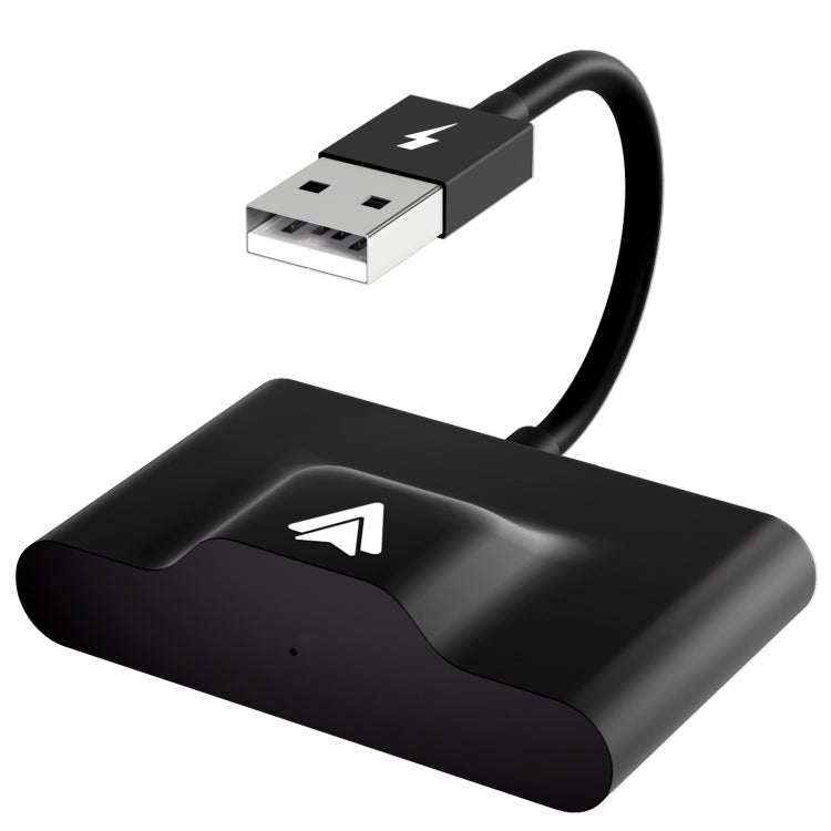 THT-020-3+ USB + USB-C / Type-C Wired to Wireless Carplay Adapter for Android Smartphone(Black)