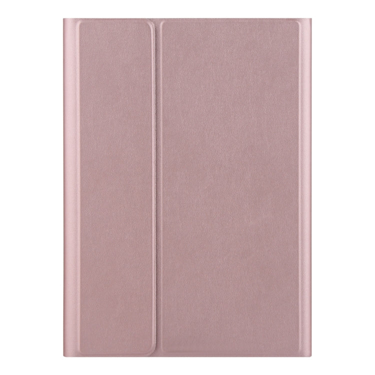 For Lenovo Tab M10 3rd Gen TB-328XU Bluetooth Keyboard Leather Tablet Case(Rose Gold)