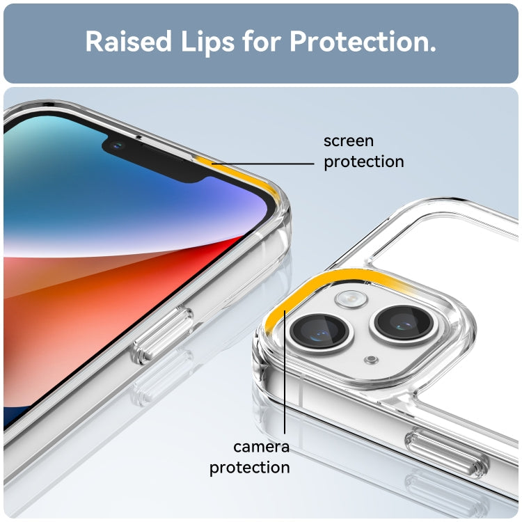 For iPhone 15 Candy Series TPU Phone Case(Transparent)