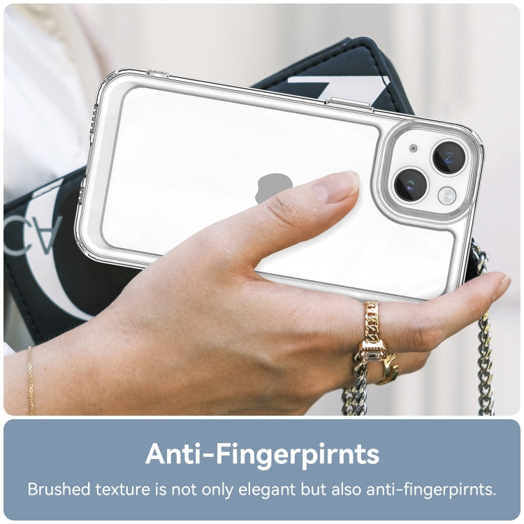 For iPhone 15 Candy Series TPU Phone Case(Transparent)