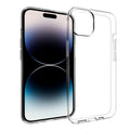 For iPhone 15 Waterproof Texture TPU Phone Case(Transparent)