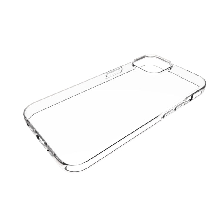 For iPhone 15 Waterproof Texture TPU Phone Case(Transparent)
