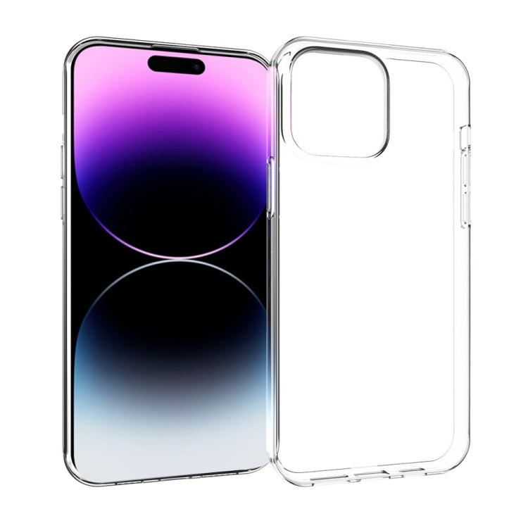 For iPhone 15 Pro Max Waterproof Texture TPU Phone Case(Transparent)