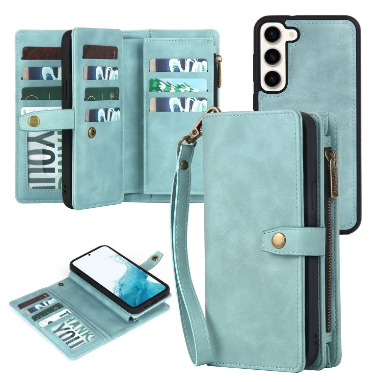 Zipper Wallet Magnetic Detachable Leather Phone Case, For Samsung Galaxy A22 5G, For Samsung Galaxy A32 5G, For Samsung Galaxy A32 4G, For Samsung Galaxy A33 5G, For Samsung Galaxy A42 5G, For Samsung Galaxy A50, For Samsung Galaxy A51 4G              ...
