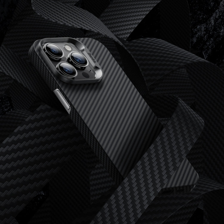For iPhone 14 Pro Benks 600D MagSafe Kevlar Carbon Fiber Phone Case(Black)