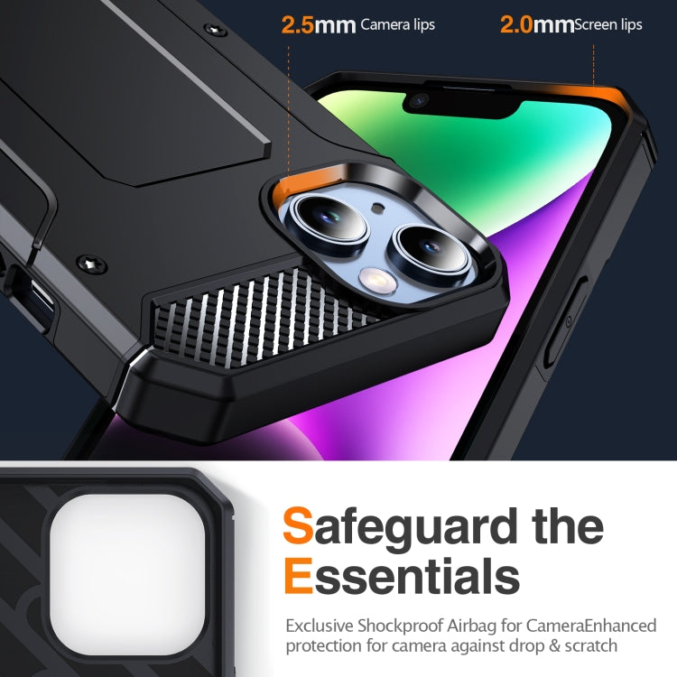 For iPhone 11 Matte Holder Phone Case(Black)