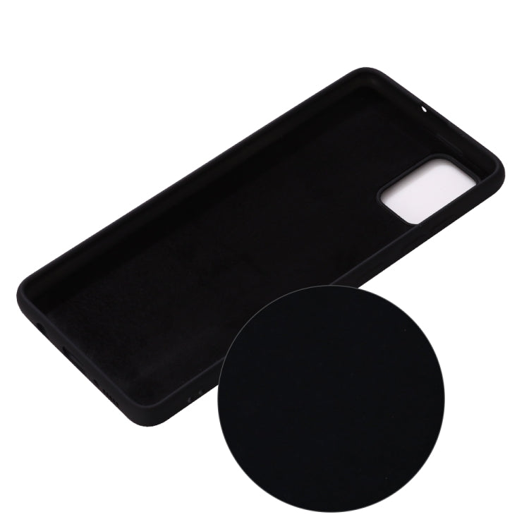 Solid Color Liquid Silicone Shockproof Full Coverage Protective Case, For Samsung Galaxy A51 5G