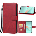 For Sony Xperia 10 VI Leather Phone Case(Red)