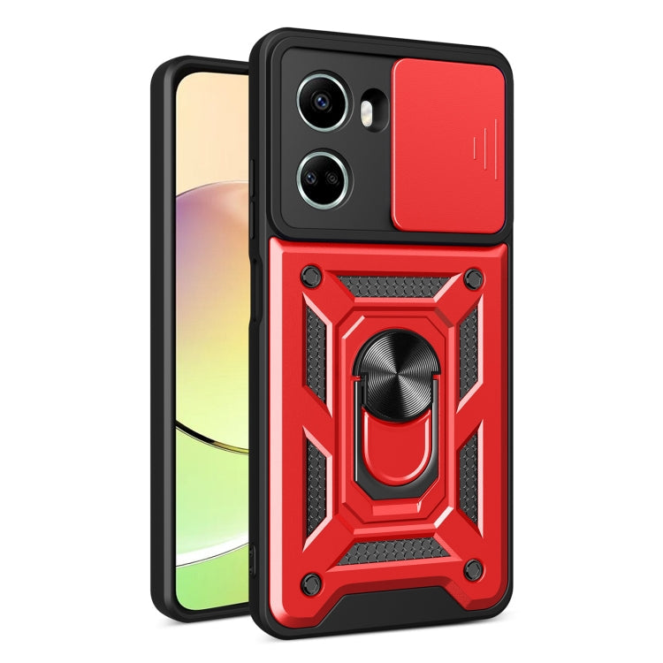 For Huawei nova 10 SE Sliding Camera Cover Design TPU Phone Case(Red)
