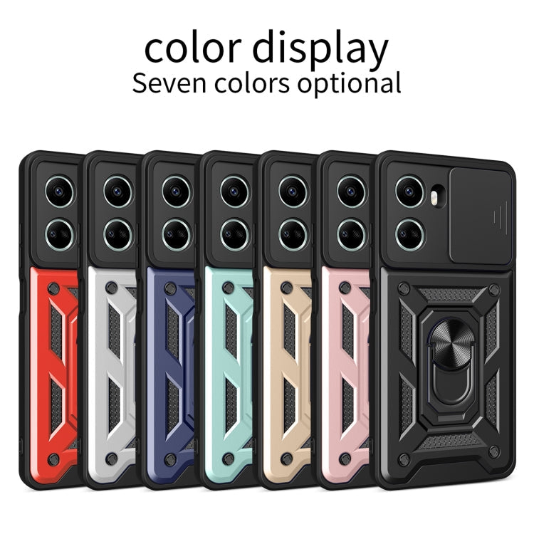 For Huawei nova 10 SE Sliding Camera Cover Design TPU Phone Case(Red)