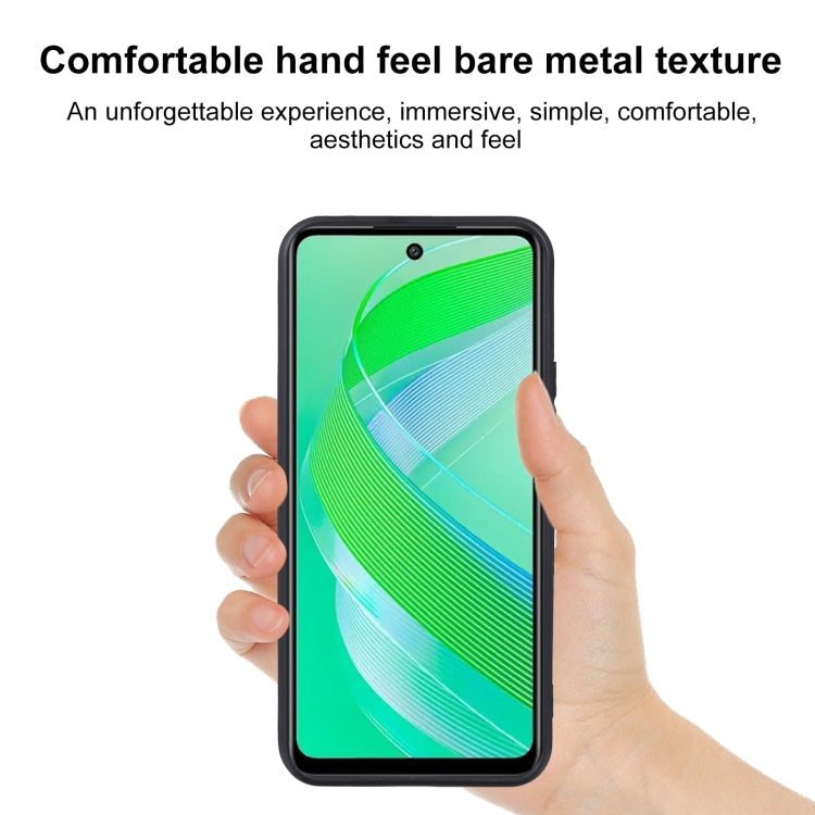 For Infinix Smart 8 Pro TPU Phone Case(Black)