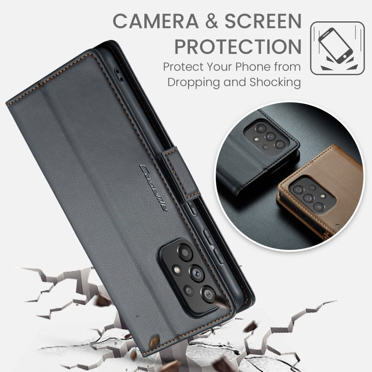 CaseMe 023 Butterfly Buckle Litchi Texture RFID Anti-theft Leather Phone Case, For Samsung Galaxy A73 5G, For Samsung Galaxy A33 5G, For Samsung Galaxy S22 Ultra 5G, For Samsung Galaxy S22+ 5G
