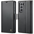 CaseMe 023 Butterfly Buckle Litchi Texture RFID Anti-theft Leather Phone Case, For Samsung Galaxy S21 FE 5G, For Samsung Galaxy A72, For Samsung Galaxy A53, For Samsung Galaxy S21 5G