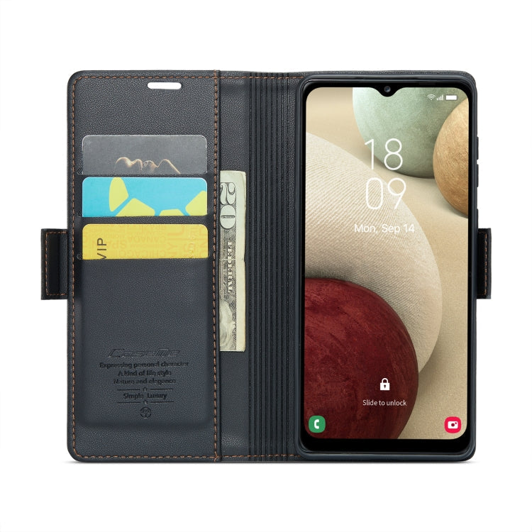 CaseMe 023 Butterfly Buckle Litchi Texture RFID Anti-theft Leather Phone Case, For Samsung Galaxy A12 5G, For Samsung Galaxy A13 4G/5G/A04s/A04/M13 5G, For Samsung Galaxy S20 FE, For Samsung Galaxy A23