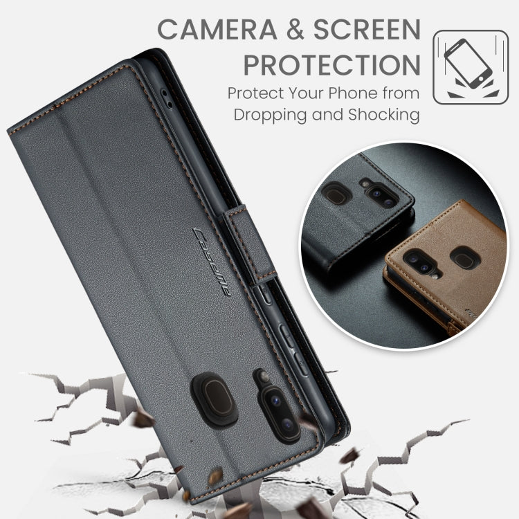 CaseMe 023 Butterfly Buckle Litchi Texture RFID Anti-theft Leather Phone Case, For Samsung Galaxy A40, For Samsung Galaxy S10+, For Samsung Galaxy S10