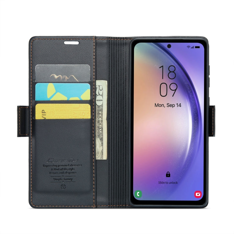 CaseMe 023 Butterfly Buckle Litchi Texture RFID Anti-theft Leather Phone Case, For Samsung Galaxy A54 5G, For Samsung Galaxy S23 Ultra 5G, For Samsung Galaxy S23+ 5G, For Samsung Galaxy S23 5G