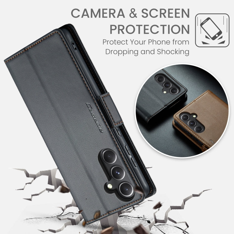 CaseMe 023 Butterfly Buckle Litchi Texture RFID Anti-theft Leather Phone Case, For Samsung Galaxy S23 FE 5G, For Samsung Galaxy A24 4G, For Samsung Galaxy A14 4G/5G, For Samsung Galaxy A34 5G