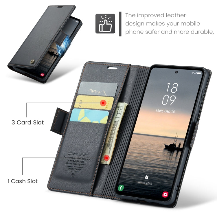 CaseMe 023 Butterfly Buckle Litchi Texture RFID Anti-theft Leather Phone Case, For Samsung Galaxy S23 FE 5G, For Samsung Galaxy A24 4G, For Samsung Galaxy A14 4G/5G, For Samsung Galaxy A34 5G