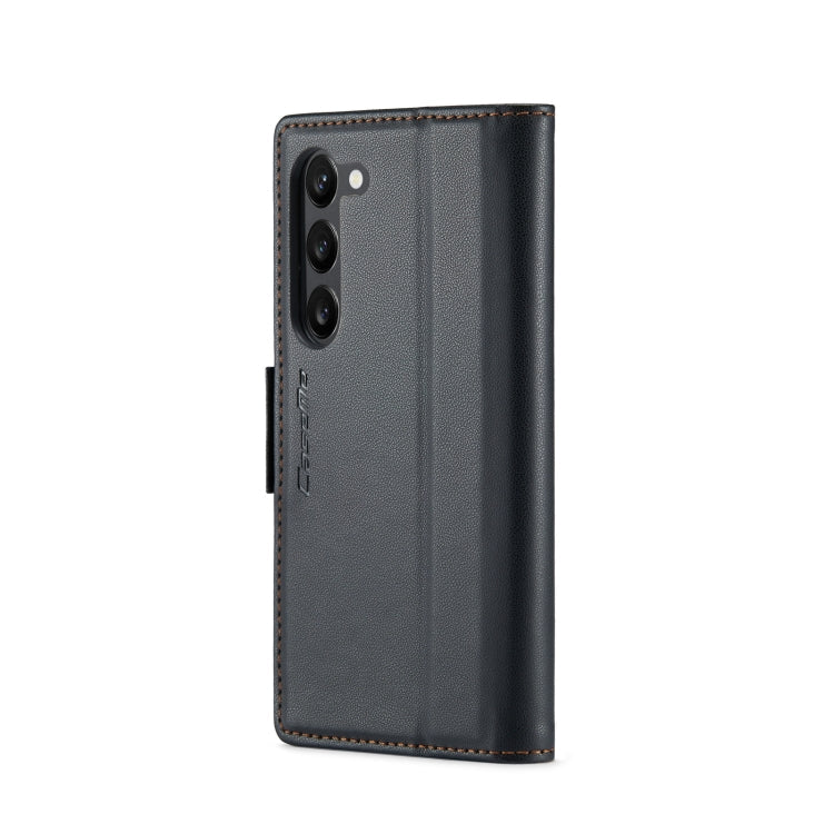 CaseMe 023 Butterfly Buckle Litchi Texture RFID Anti-theft Leather Phone Case, For Samsung Galaxy S24+, For Samsung Galaxy S24, For Samsung Galaxy A05s, For Samsung Galaxy A25 5G