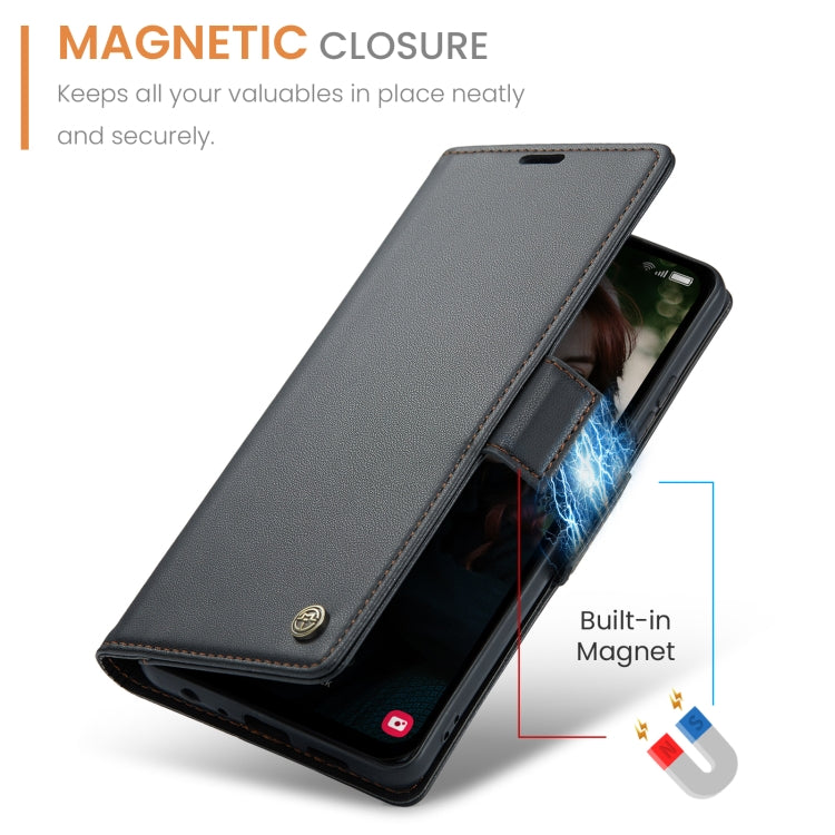 CaseMe 023 Butterfly Buckle Litchi Texture RFID Anti-theft Leather Phone Case, For Samsung Galaxy A15 4G/5G, For Samsung Galaxy A55, For Samsung Galaxy A35 5G, For Samsung Galaxy S24 Ultra