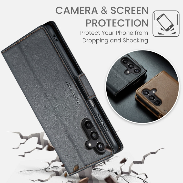 CaseMe 023 Butterfly Buckle Litchi Texture RFID Anti-theft Leather Phone Case, For Samsung Galaxy A15 4G/5G, For Samsung Galaxy A55, For Samsung Galaxy A35 5G, For Samsung Galaxy S24 Ultra
