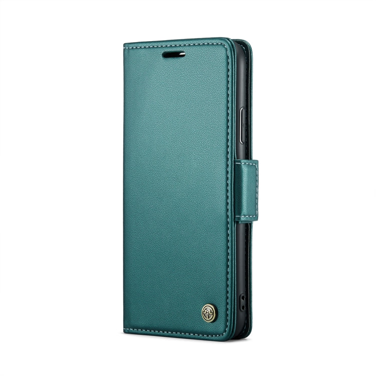 For iPhone 11 CaseMe 023 Butterfly Buckle Litchi Texture RFID Anti-theft Leather Phone Case(Pearly Blue)
