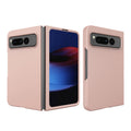 For Google Pixel Fold Oil-sprayed Integrated Phone Case(Gold)
