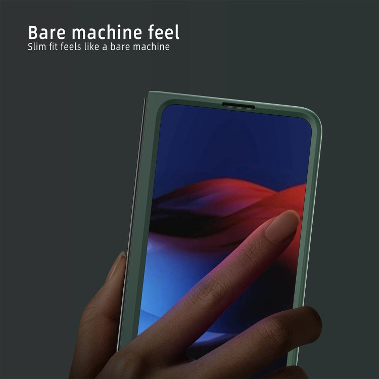 For Google Pixel Fold Oil-sprayed Integrated Phone Case(Gold)