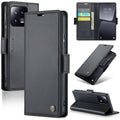 For Xiaomi 13 CaseMe 023 Butterfly Buckle Litchi Texture RFID Anti-theft Leather Phone Case(Black)