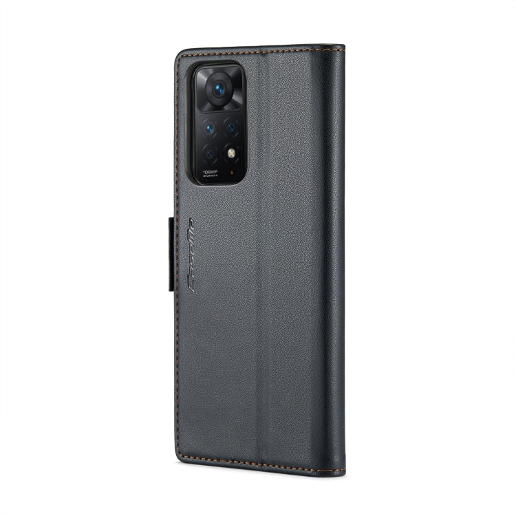 CaseMe 023 Butterfly Buckle Litchi Texture RFID Anti-theft Leather Phone Case, For Xiaomi Redmi Note 11 Pro 5G Global, For Xiaomi Redmi Note 11 4G Global, For Xiaomi 11T / 11T Pro, For Xiaomi Mi 11 Lite