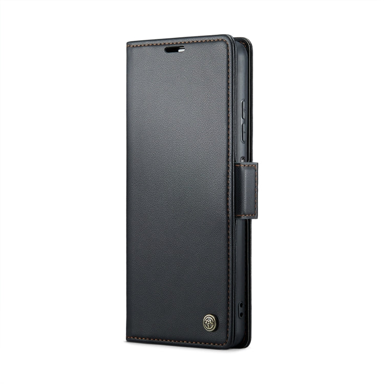 CaseMe 023 Butterfly Buckle Litchi Texture RFID Anti-theft Leather Phone Case, For Xiaomi Redmi Note 13 5G, For Xiaomi Redmi Note 13 Pro+ 5G, For Xiaomi Redmi Note 13 Pro 5G, For Xiaomi Redmi 12 4G／12 5G／Note 12R／POCO M6 Pro 5G