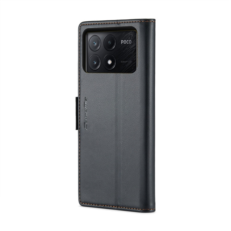 CaseMe 023 Butterfly Buckle Litchi Texture RFID Anti-theft Leather Phone Case, For Xiaomi Poco X6 Pro 5G/Redmi K70E 5G, For Xiaomi Poco X6 5G, For Xiaomi 14 Pro, For Xiaomi 14