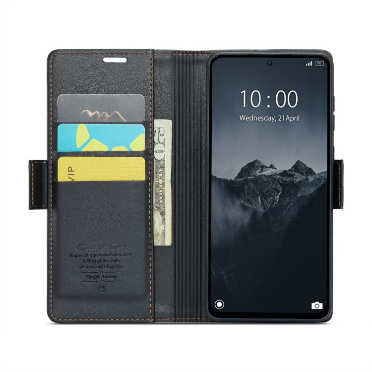 CaseMe 023 Butterfly Buckle Litchi Texture RFID Anti-theft Leather Phone Case, For Xiaomi Redmi Note 13 Pro 4G, For Xiaomi Redmi Note 13 4G, For Xiaomi Redmi 13C 4G / 13C 5G, For Xiaomi Poco C65 4G