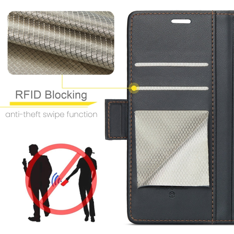CaseMe 023 Butterfly Buckle Litchi Texture RFID Anti-theft Leather Phone Case, For Xiaomi Redmi Note 13 Pro 4G, For Xiaomi Redmi Note 13 4G, For Xiaomi Redmi 13C 4G / 13C 5G, For Xiaomi Poco C65 4G