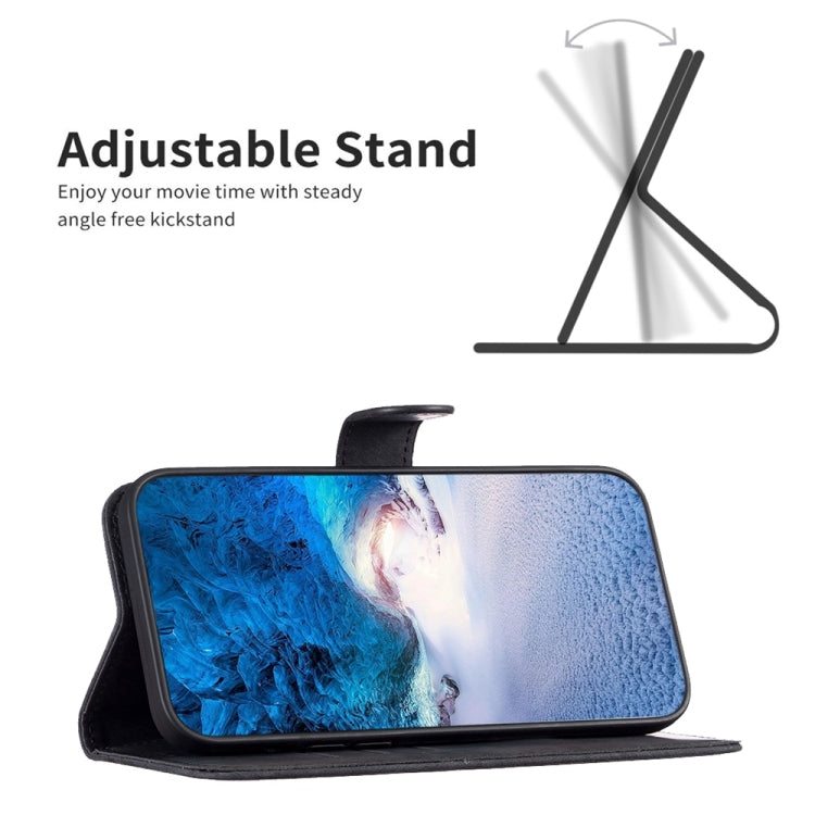 For Xiaomi 13 Pro Plaid Embossed Leather Phone Case(Black)