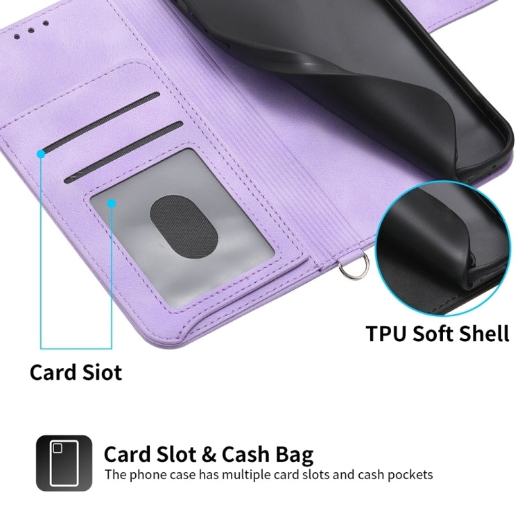For Huawei Pura 70 Pro / Pura 70 Pro+ Skin-feel Flowers Embossed Wallet Leather Phone Case(Purple)