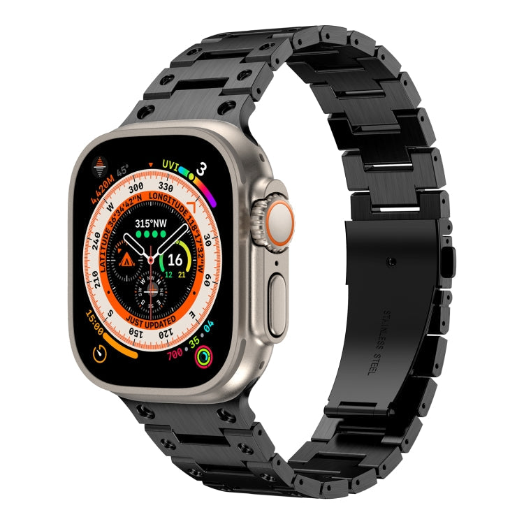 Double Rows Metal Watch Band, For Apple Watch 8 41mm, For Apple Watch 8 45mm, For Apple Watch SE 2022 40mm, For Apple Watch SE 2022 44mm, For Apple Watch 7 41mm, For Apple Watch 7 45mm, For Apple Watch SE 40mm, For Apple Watch SE 44mm