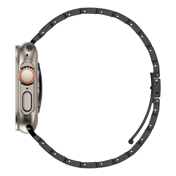 Double Rows Metal Watch Band, For Apple Watch 6 40mm, For Apple Watch 6 44mm, For Apple Watch 5 44mm, For Apple Watch 5 40mm, For Apple Watch 4 44mm, For Apple Watch 4 40mm, For Apple Watch 3 38mm, For Apple Watch 3 42mm