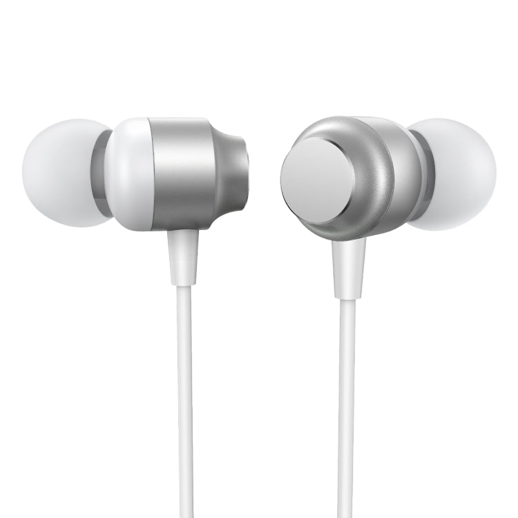 JOYROOM JR-EC06 Type-C Metal In-Ear Wired Earphone, Length: 1.2m(White)