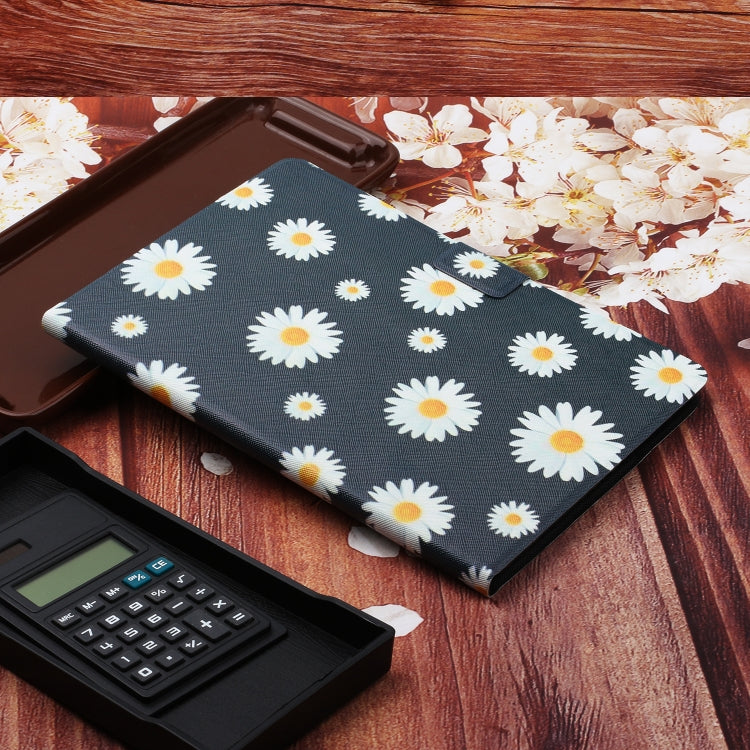 Flower Pattern Horizontal Flip Leather Case with Card Slots & Holder, For Samsung Galaxy Tab S6, For Amazon Kindle Fire 7 (2019), For Amazon Kindle Fire HD 8 (2020), For Amazon Kindle Fire HD 10