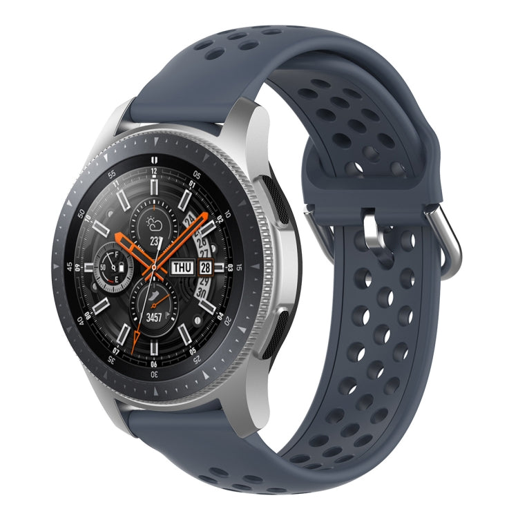 22mm Universal Sport Silicone Watch Band(Grey)