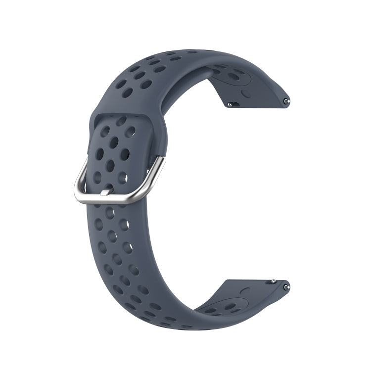 22mm Universal Sport Silicone Watch Band(Grey)