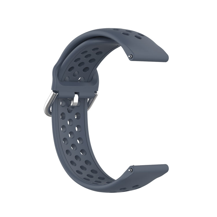 22mm Universal Sport Silicone Watch Band(Grey)
