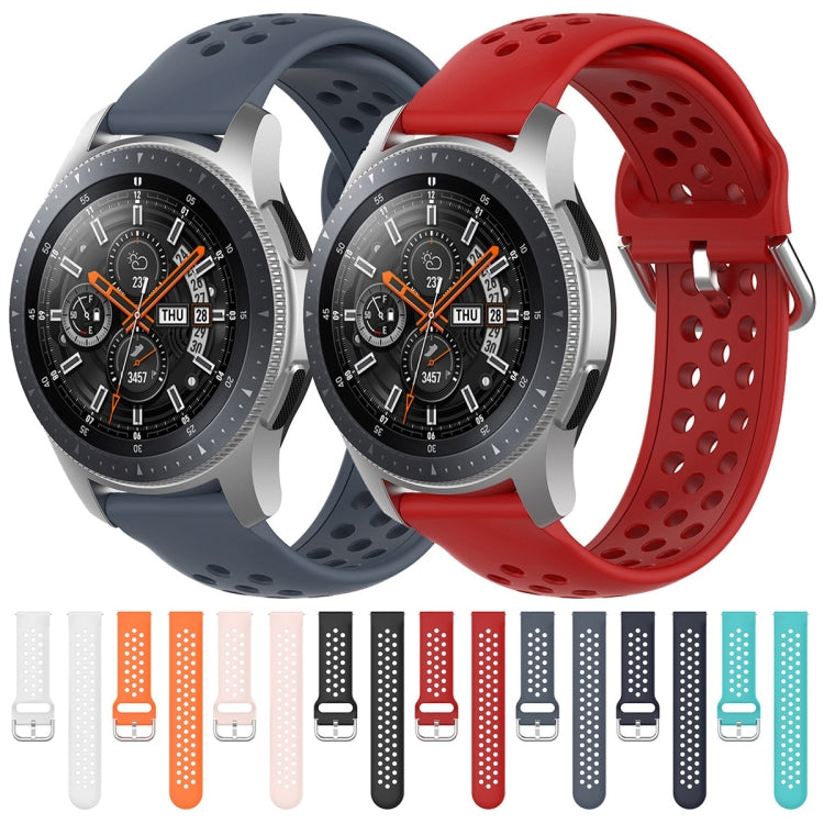 22mm Universal Sport Silicone Watch Band(Grey)